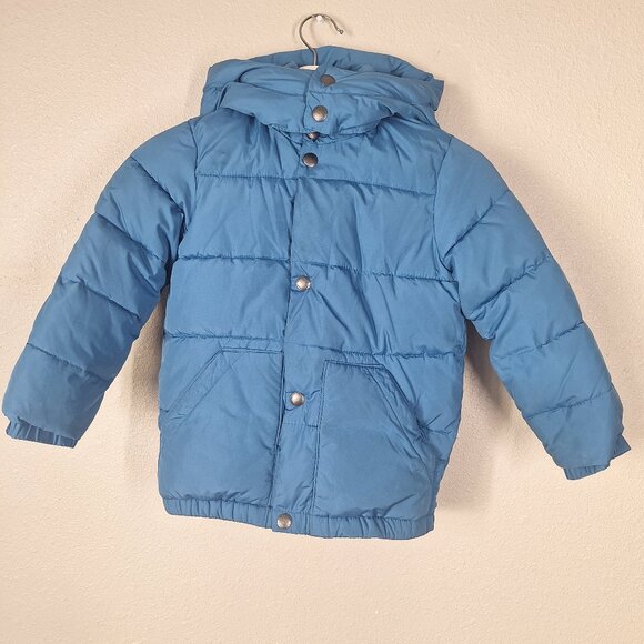 Kids Puffer Jacket Blue GAP Size XS - Picture 1 of 13